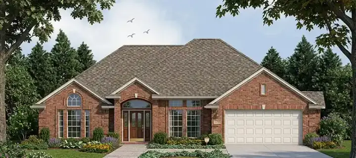 Country house plans 75-398 - front exterior, 1,976 sq ft, 3 bed, 2 bath house plans | Monster House Plans