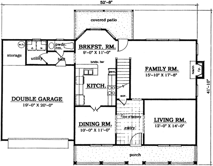 Main Floor Plan: 75-399