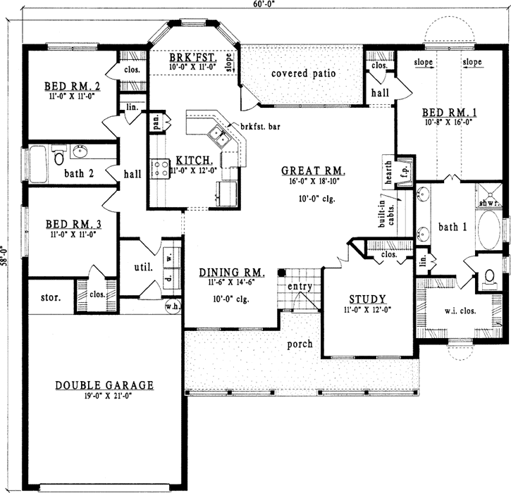 Main Floor Plan: 75-404
