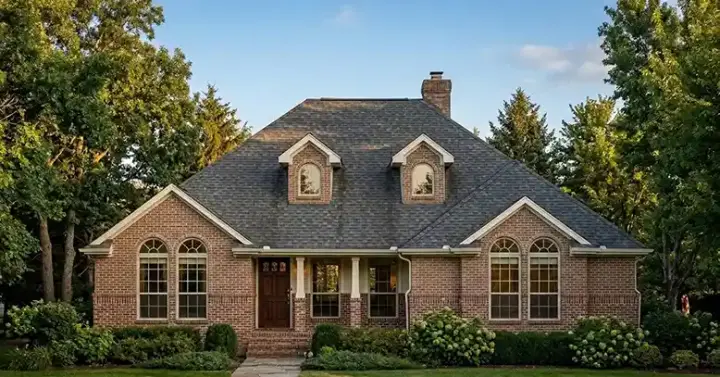 Traditional house plans 75-423 - front exterior, 2,067 sq ft, 4 bed, 2 bath house plans | Monster House Plans