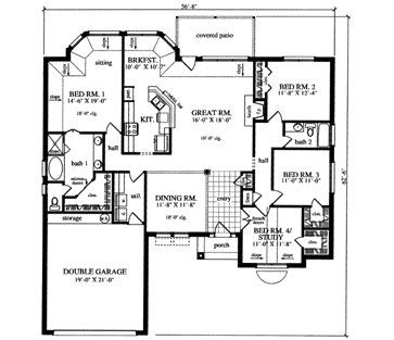 Main Floor Plan: 75-439