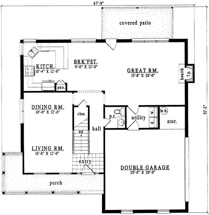 Main Floor Plan: 75-440