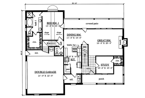 Main Floor Plan: 75-441