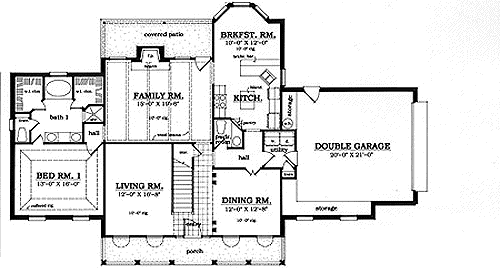 Main Floor Plan: 75-442