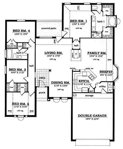 Main Floor Plan: 75-443