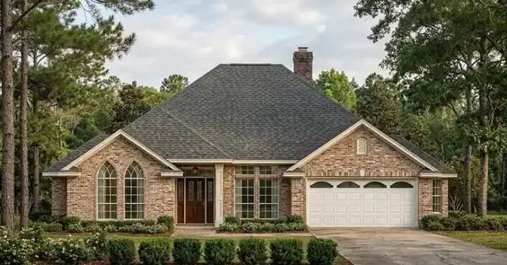 Traditional house plans 75-447 - front exterior, 2,172 sq ft, 3 bed, 2 bath house plans | Monster House Plans