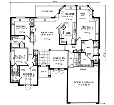 Main Floor Plan: 75-448