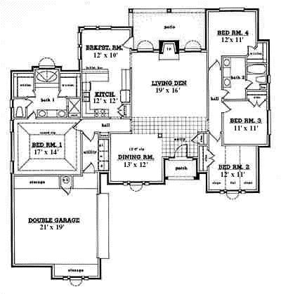 Main Floor Plan: 75-455