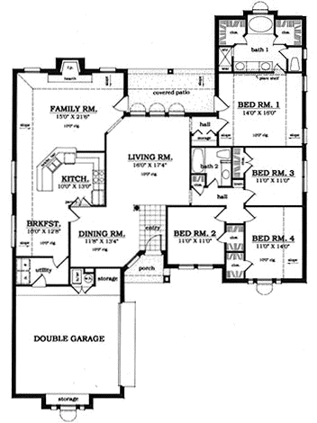 Main Floor Plan: 75-465