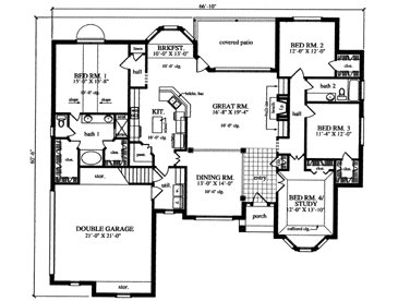 Main Floor Plan: 75-469