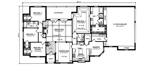 Main Floor Plan: 75-473