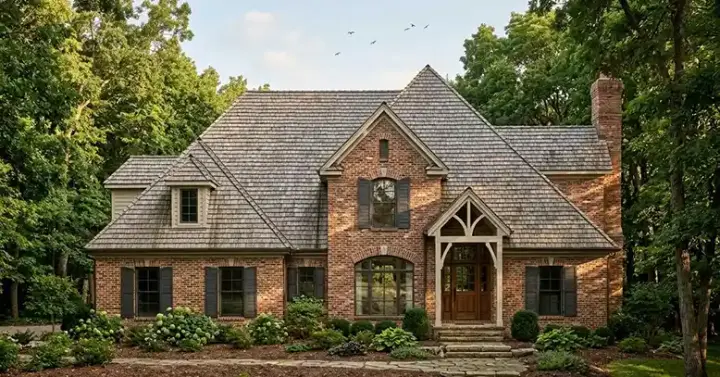 European house plans 75-477 - front exterior, 2,509 sq ft, 3 bed, 2 bath house plans | Monster House Plans