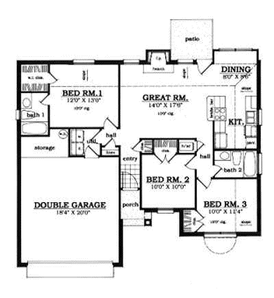 Main Floor Plan: 75-508