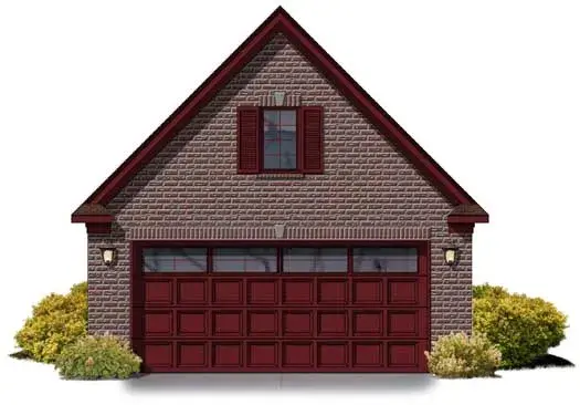 Traditional house plans 76-101 - front exterior, 878 sq ft, 0 bed, 0 bath house plans | Monster House Plans