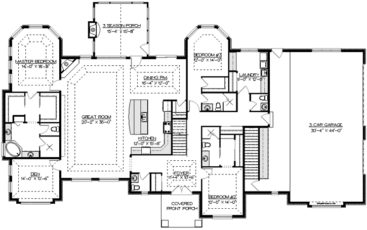 Main Floor Plan: 76-102