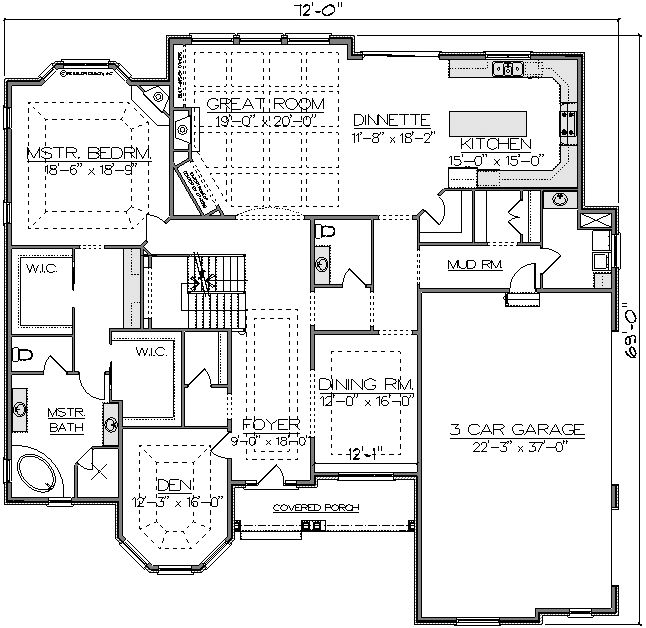Main Floor Plan: 76-103