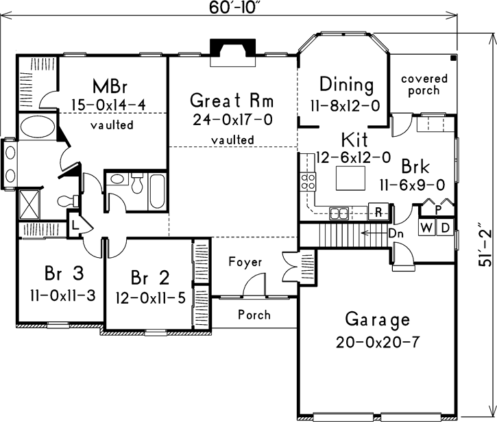 Main Floor Plan: 77-103