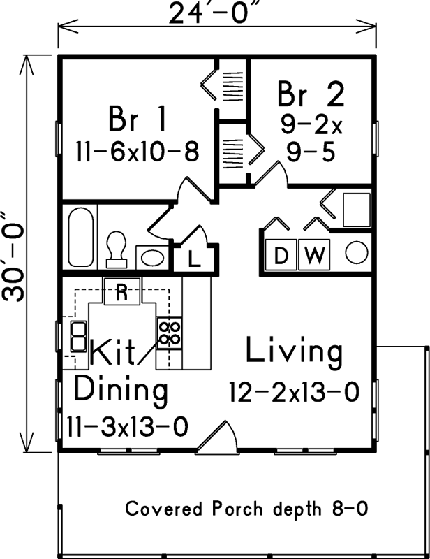 Main Floor Plan: 77-114