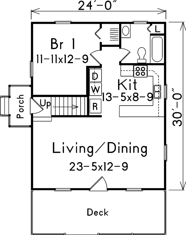 Main Floor Plan: 77-115