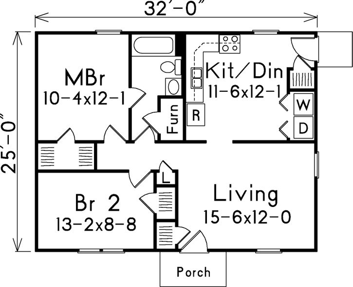 Main Floor Plan: 77-117