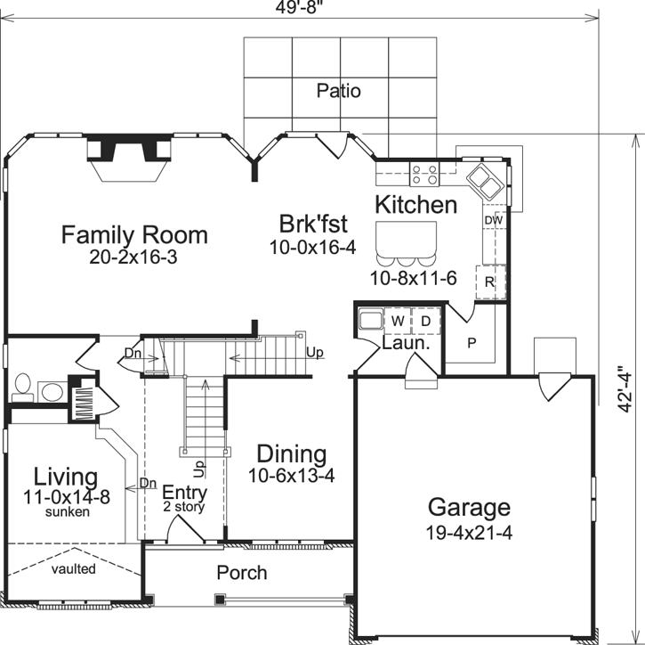 Main Floor Plan: 77-130