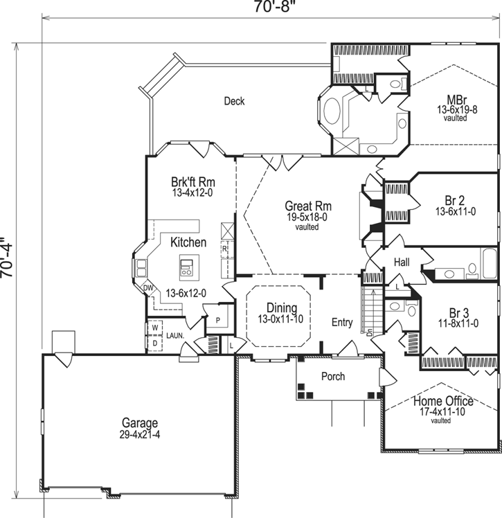 Main Floor Plan: 77-133