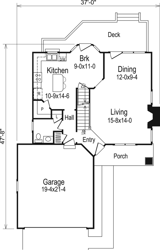 Main Floor Plan: 77-138
