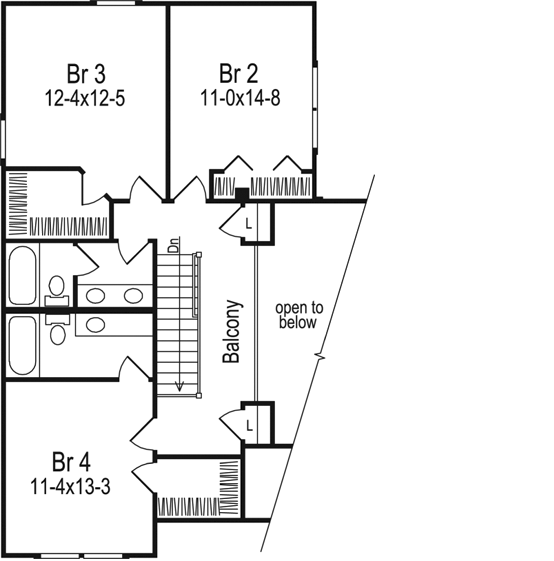 Upper/Second Floor Plan: 77-139