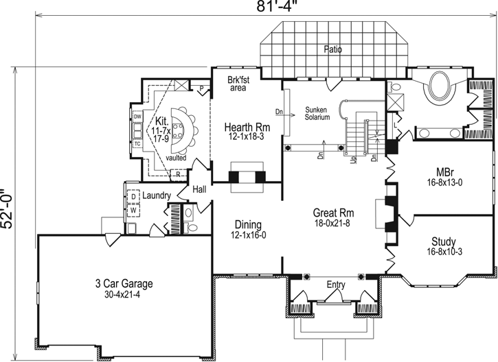 Main Floor Plan: 77-141
