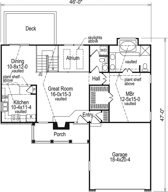 Main Floor Plan: 77-143