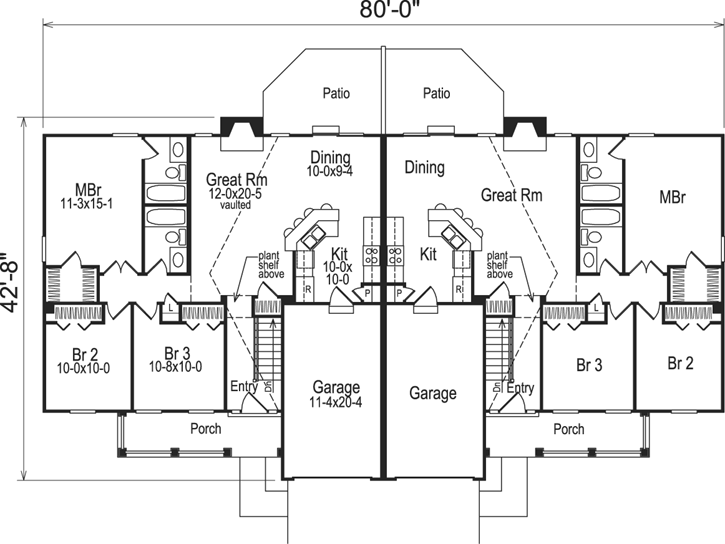 Main Floor Plan: 77-145
