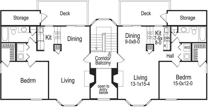 Upper/Second Floor Plan: 77-146