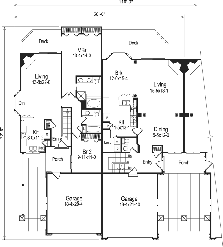 Main Floor Plan: 77-148