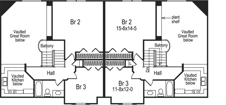 Upper/Second Floor Plan: 77-149