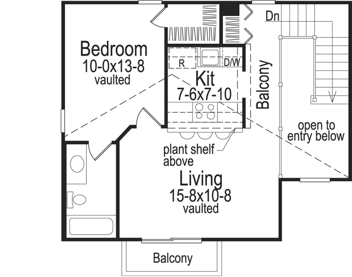 Upper/Second Floor Plan: 77-152