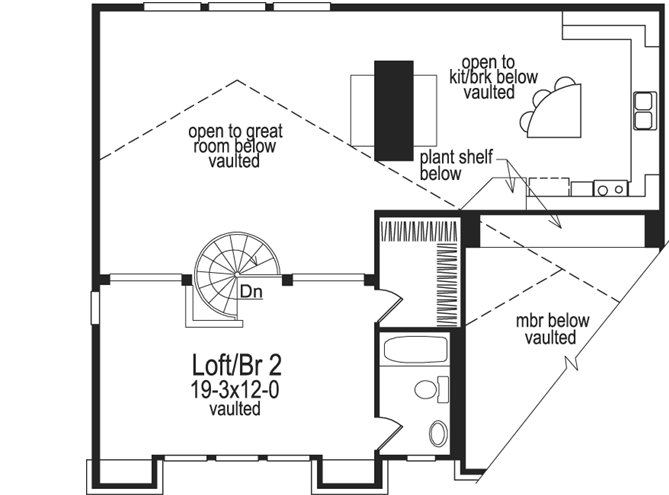 Upper/Second Floor Plan: 77-153