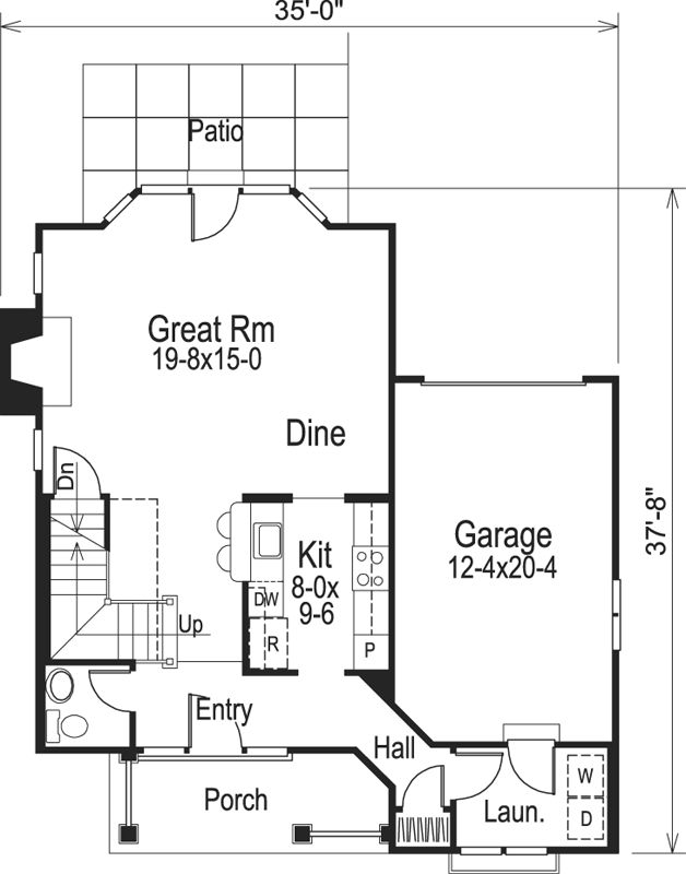 Main Floor Plan: 77-157