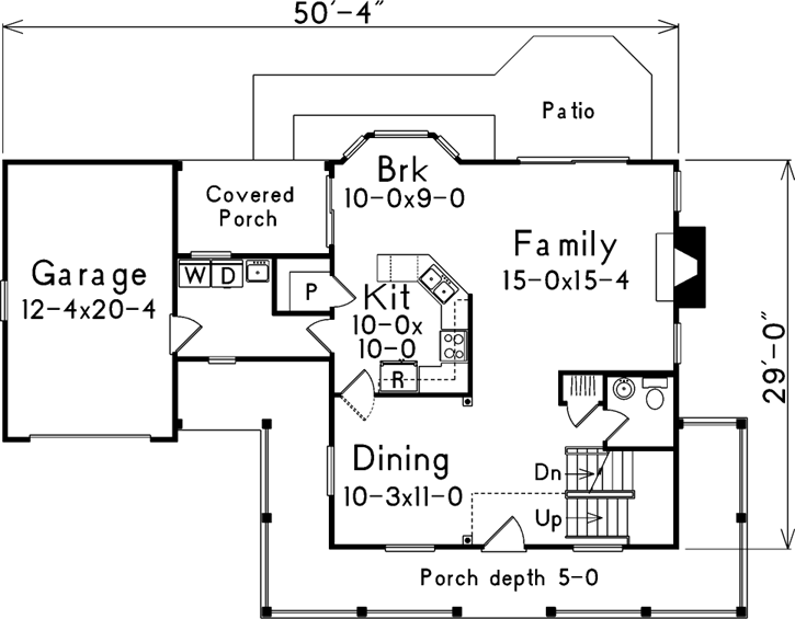 Main Floor Plan: 77-158