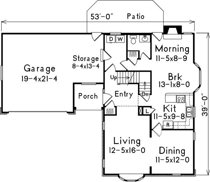 Main Floor Plan: 77-159