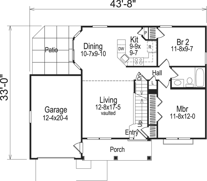 Main Floor Plan: 77-161