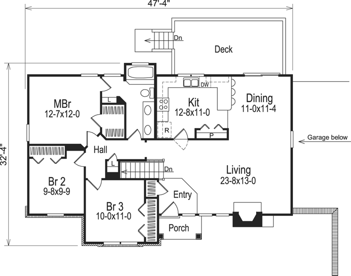 Main Floor Plan: 77-162