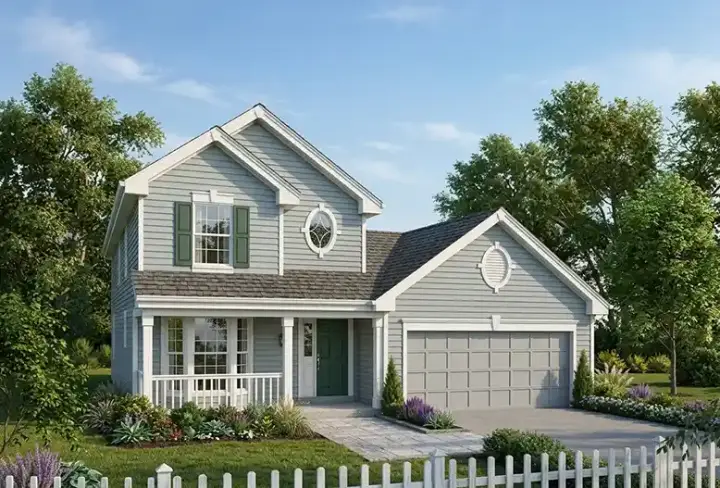 Traditional house plans 77-163 - front exterior, 1,524 sq ft, 3 bed, 2 bath house plans | Monster House Plans