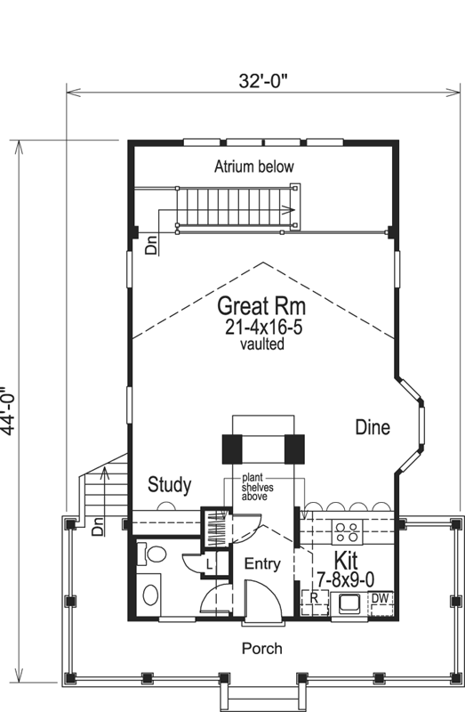Main Floor Plan: 77-164