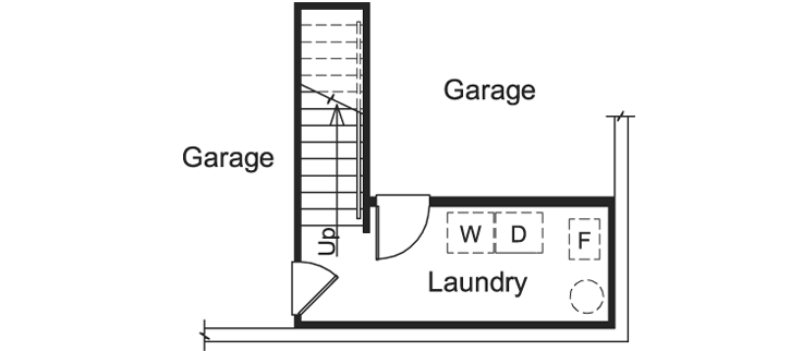 Lower Floor Plan: 77-167