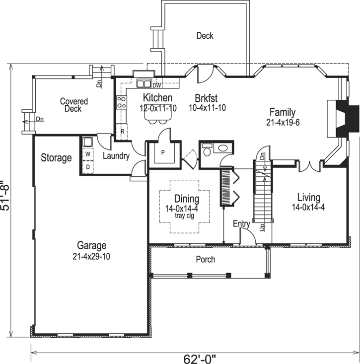 Main Floor Plan: 77-172