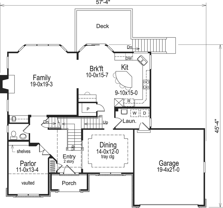 Main Floor Plan: 77-176
