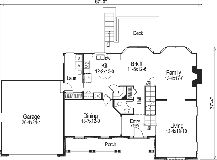 Main Floor Plan: 77-177