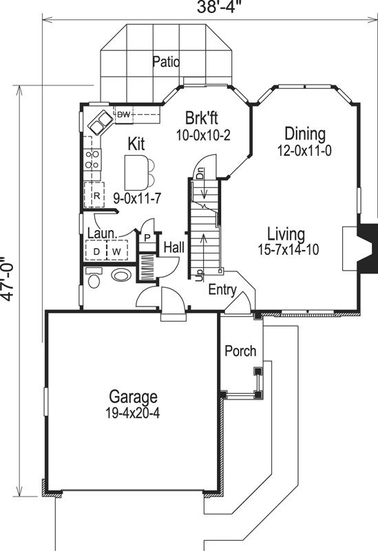 Main Floor Plan: 77-179