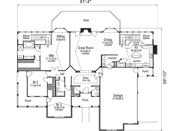 Main Floor Plan: 77-181