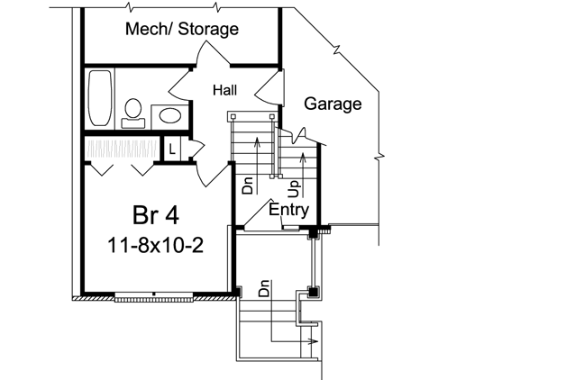 Lower Floor Plan: 77-186